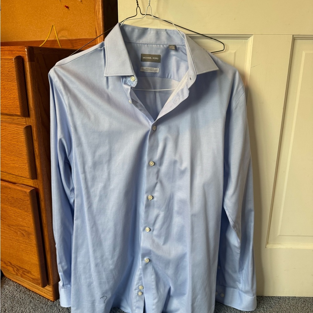 Michael Kors Sky Blue Dress Shirt